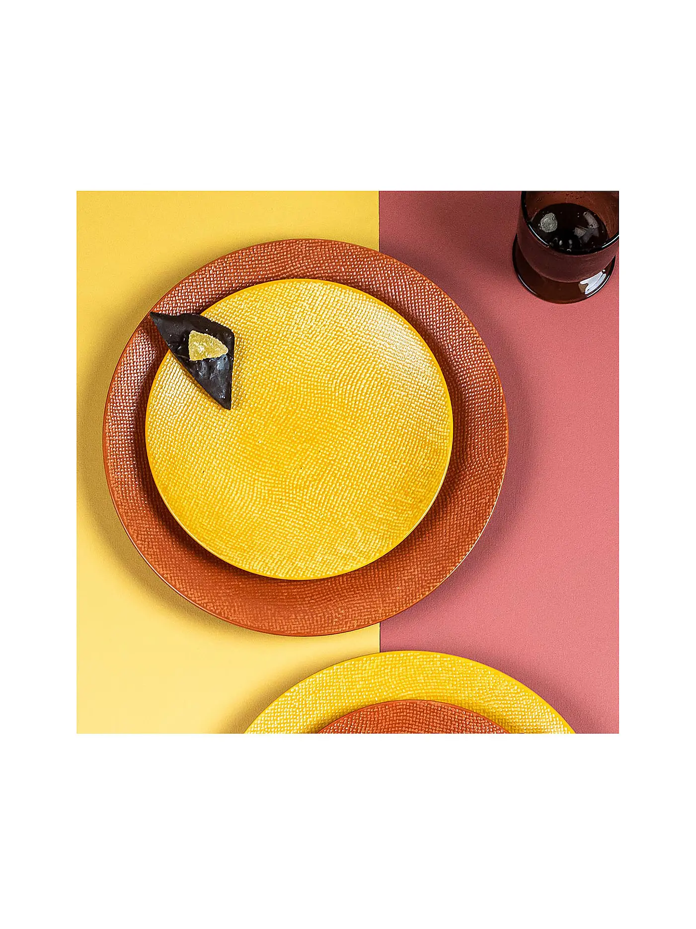 TABLE PASSION | Frühstücksteller 21cm VESUVIO Terra | gelb